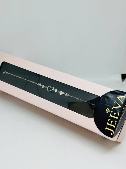 “Eternal Heart 925 Silver Bracelet”