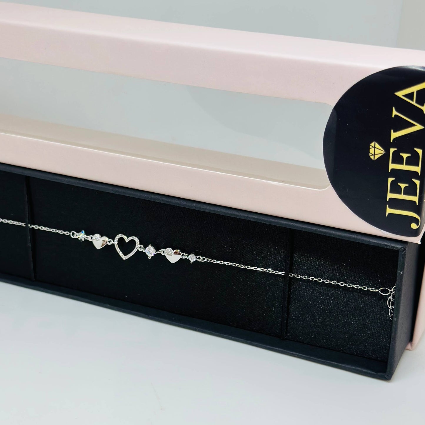 “Eternal Heart 925 Silver Bracelet”