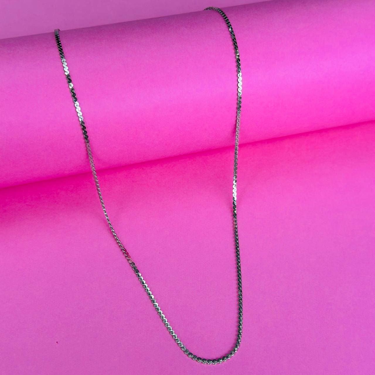 925 Sterling Silver Flat Link Chain