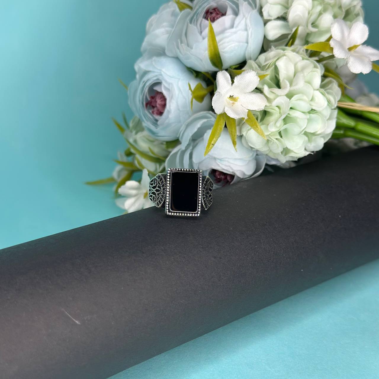 925 Silver Onyx Majesty Ring