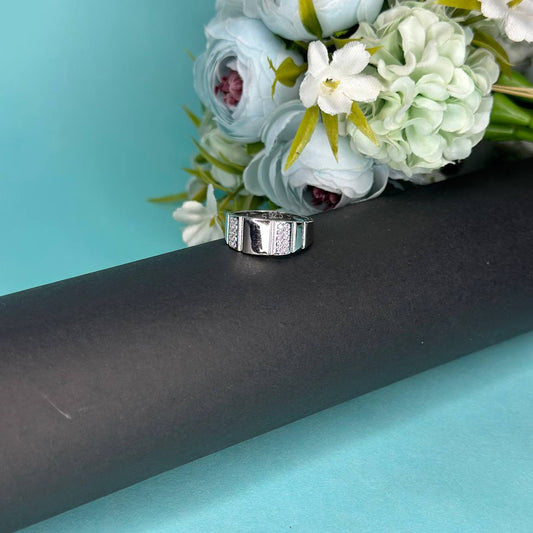 925 Silver Bold Horizon Men’s Ring