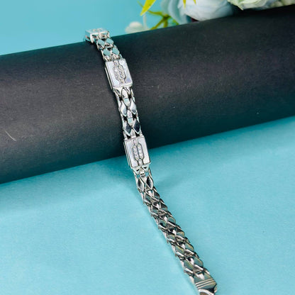 Heritage Link Bracelet – 925 Sterling Silver
