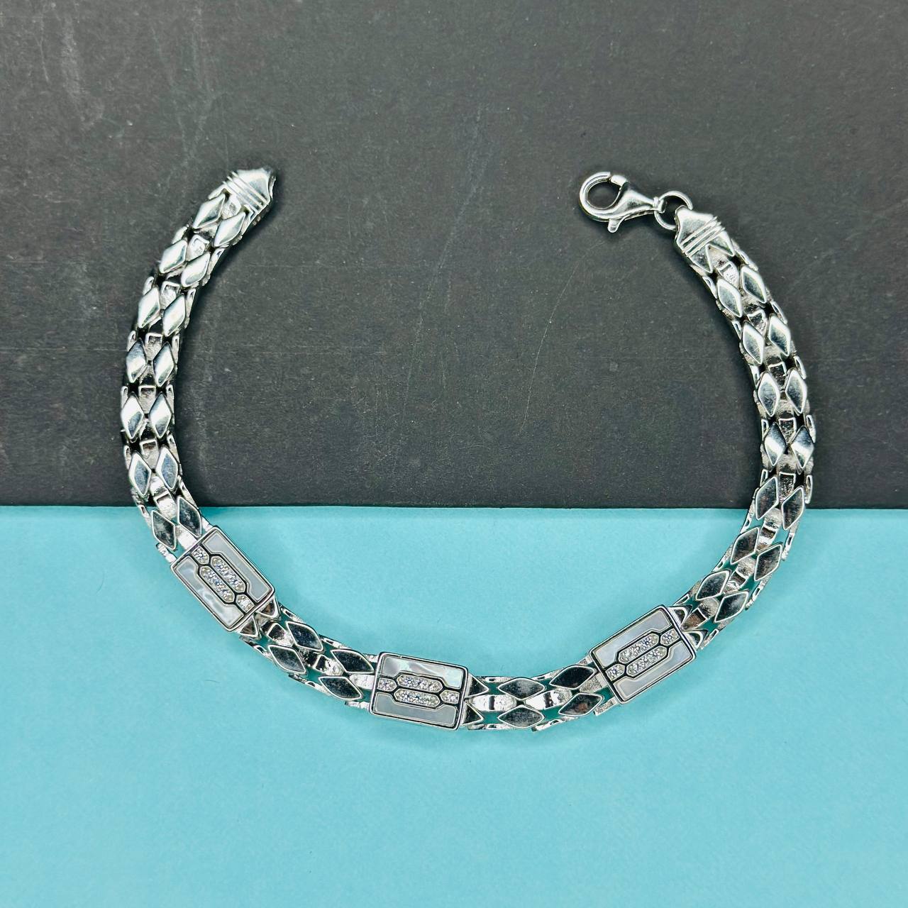 Heritage Link Bracelet – 925 Sterling Silver