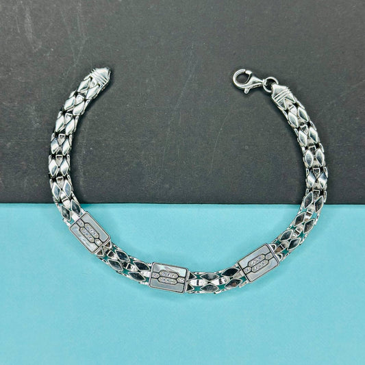 Heritage Link Bracelet – 925 Sterling Silver