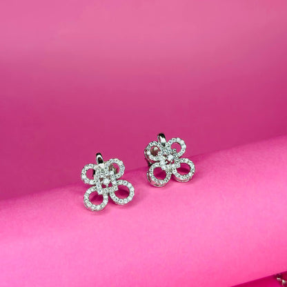 Floral Elegance Necklace Set – 925 Sterling Silver