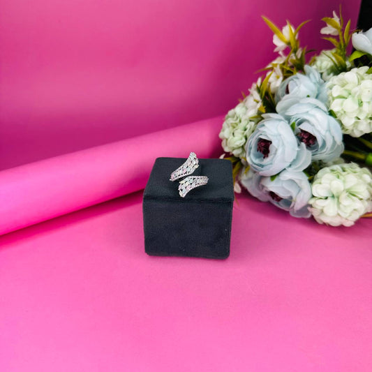 Frosted Wings Wrap Ring – 925 Sterling Silver