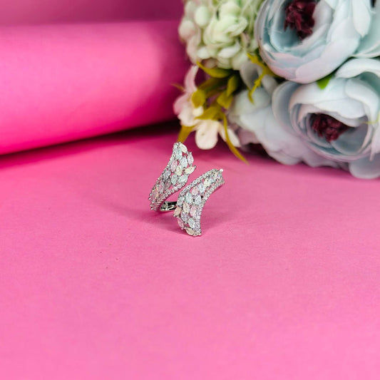 Frosted Wings Wrap Ring – 925 Sterling Silver