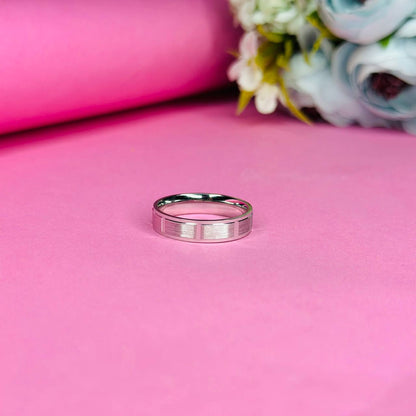 "Urban Matte Silver Band"