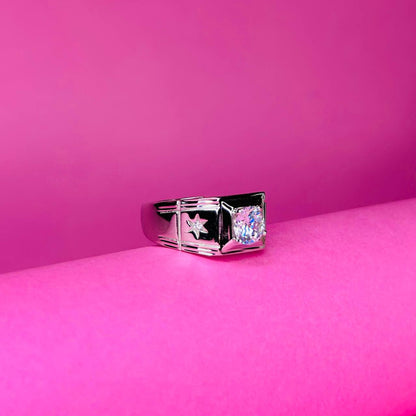 925 Silver Stellar Majesty Men’s Ring