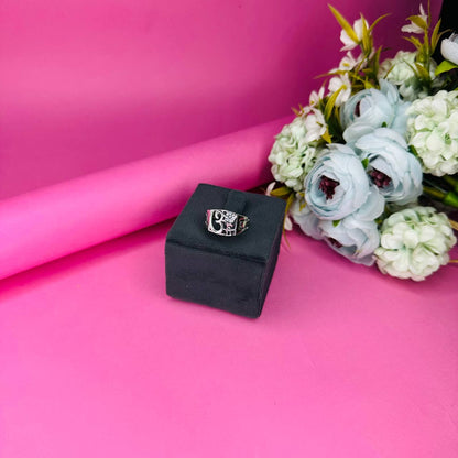 Divine Om 925 Silver Men's Ring