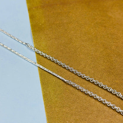 Sterling Silver Classic Link Chain Anklet