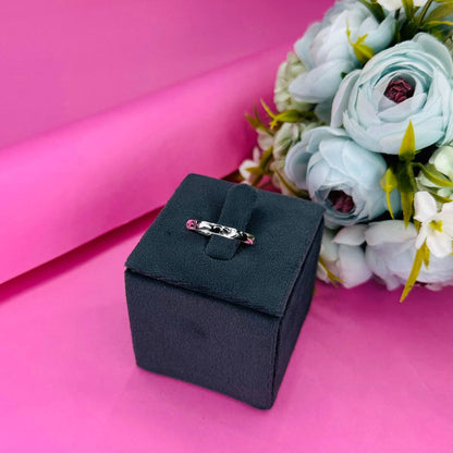 925 Sterling Silver Engraved Heart Band Ring