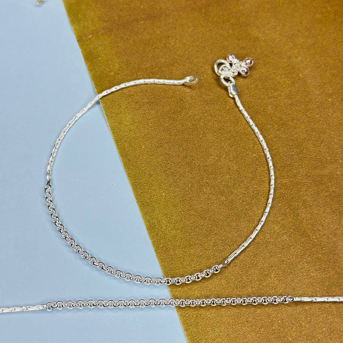 Sterling Silver Classic Link Chain Anklet